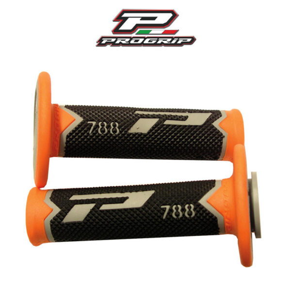 Progrip Grips 788, grey/black/orange, 22/25mm