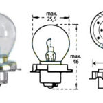 Bulb 7008 6v 15w P 26s