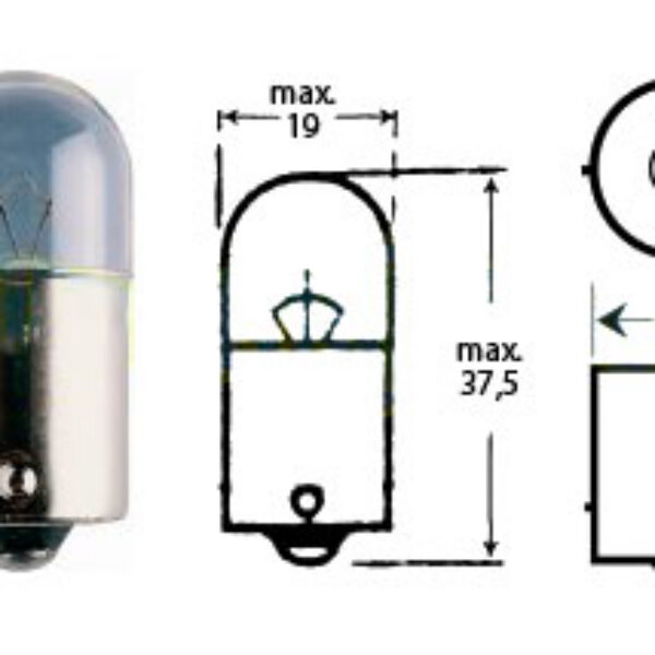 Bulb 6v 5w Ba15s