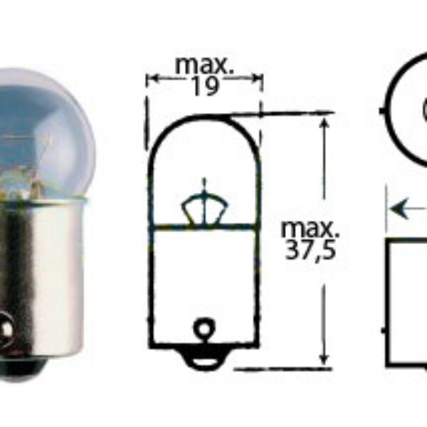 Polttimo 12v 10w Ba 15s