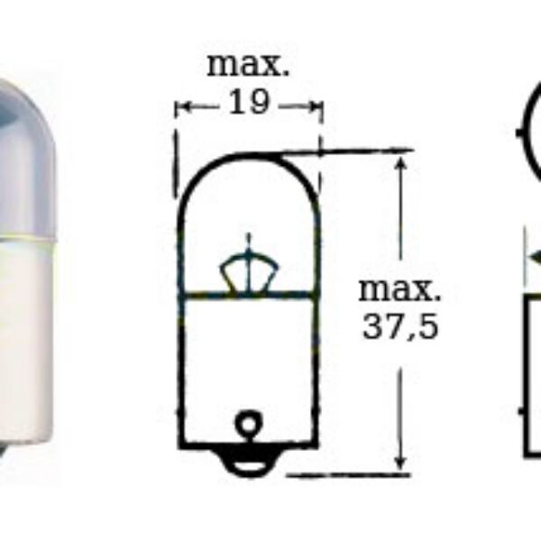 Bulb 12v 5w Ba 15s