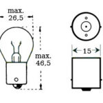 Polttimo 12v 18w Ba 15s