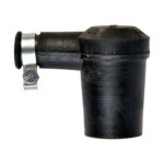 Tulpansuojus kuminen, 6,3mm/90°-kulma, kuminen