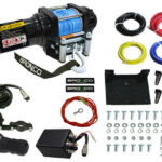 Bronco Generation II Winch 2000 synthetic line remote control