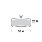 Motomaster Brake pad bicycle Sinter: Shimano D type