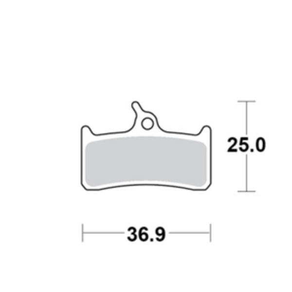 Motomaster Brake pad bicycle Organic: Shimano XT BR-M755 Grimeca System