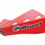 Polisport Qwest Handguards + Universal Plastic Mounting Kit Red CR04 (25)