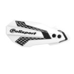 Polisport MX Flow handguard RMZ450 (07->) RMZ250 (04->) KX250F 08-18 White/Bla