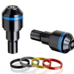 Puig Bar End Aluminum Short W/Rings For Handlebar