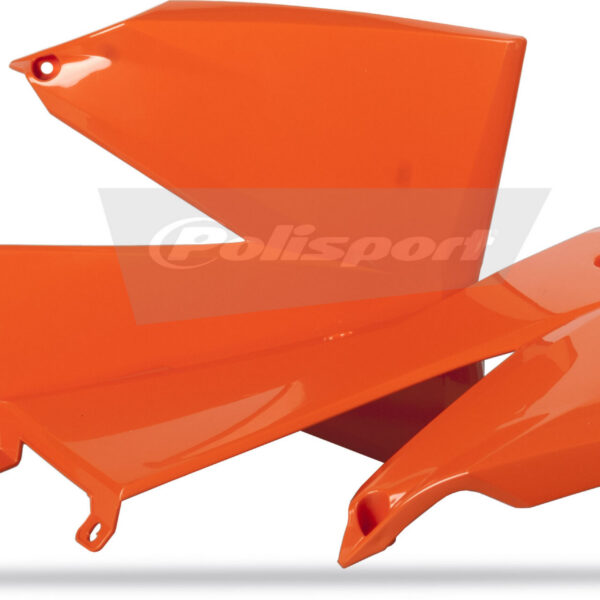 Polisport radiator scoop SX 05-06 EXC 05-07 orange (6)