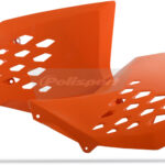 Polisport radiator scoop SX 07-10, EXC 08-11, orange (6)