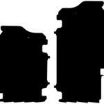 Polisport radiator louvers KX450F 16-23 KX250F 21-24 Black (28)