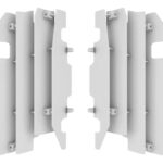 Polisport radiator louvers CR125/250 00-04 White
