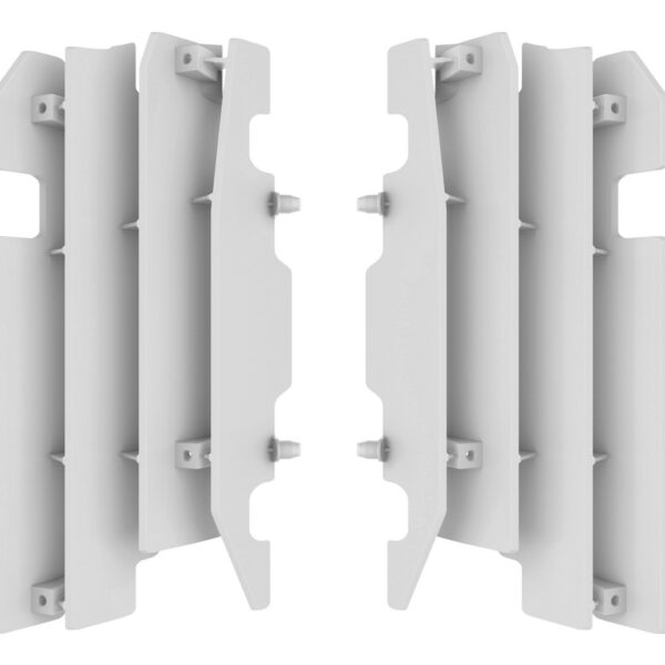 Polisport radiator louvers CR125/250 00-04 White