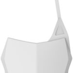 Polisport Number Plate RM125 / 250 Restyling 19 style oem color 2001-08 white (1