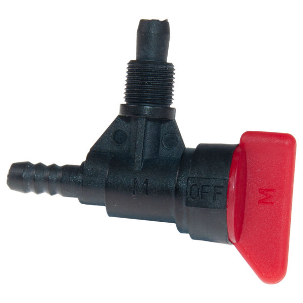 Greentek Fuel tap 90° 1/4" (6.35mm) - With thread