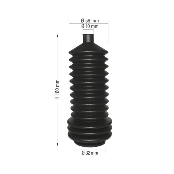 Cover, Steering house, Universal, Ø10mm / Ø32mm, l. 160mm
