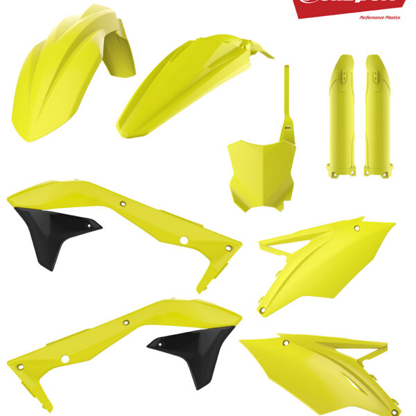 Polisport plastic kit KX450F 16-18 Flo yellow (1)