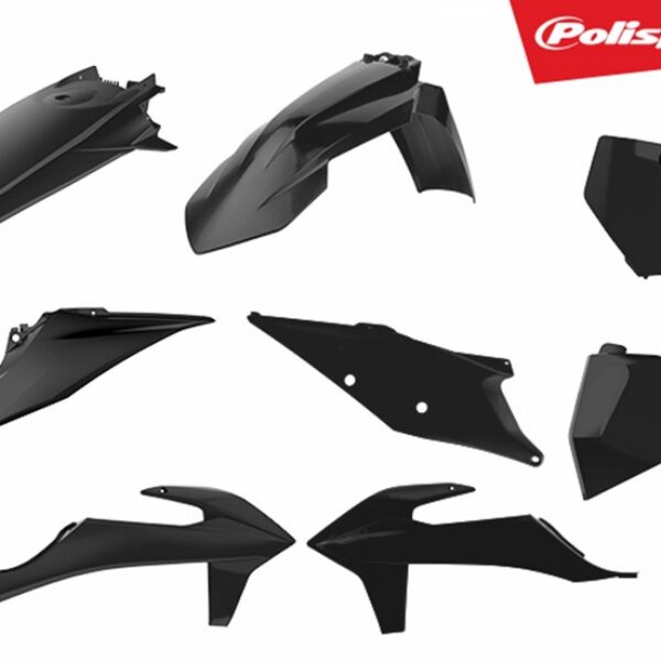 Polisport plastic kit SX/SXF 19-22 Black (1)