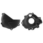 Polisport Kit Clutch+Ignition cover protector CRF250R/X (18-..) Black (18)