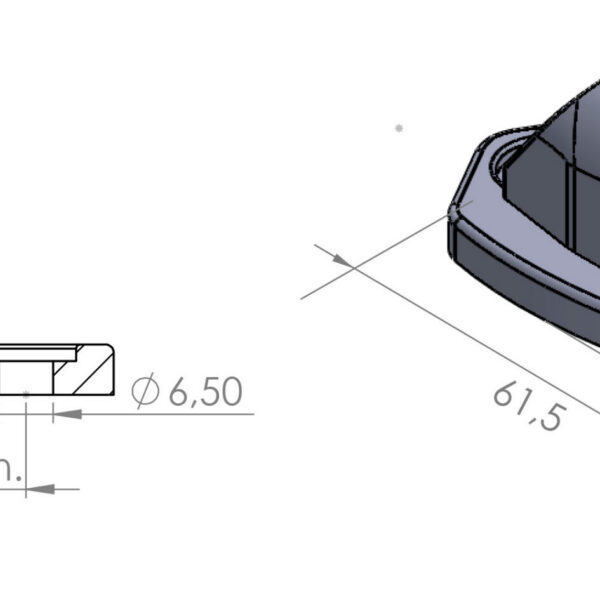 Puig Support Without Side Retrovisor Hi-Tech Kawasaki Z