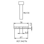 Puig Adapter Rear Mirror Hi-Tech Iv Gsx-S750 17'
