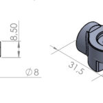 Puig Right Adapter Back Mirror Hi-Tech I,Ii,Iii,Gt,F1