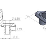 Puig Adapter Right Side For Fairing Daytona 675