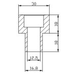 Puig Adapter Rear Mirror Hi-Tech Iv Bmw C600S