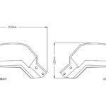 Puig Hand Guards Yamaha Mt-09 Tracer 18'- C/Clear