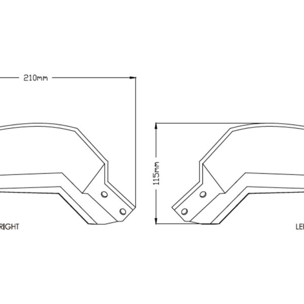 Puig Hand Guards Yamaha Mt-09 Tracer 18'- C/Clear
