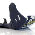 AXP Xtrem HDPE Skid Plate Blue Husqvarna FE250/FE350 17-23