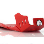 AXP Xtrem HDPE Skid Plate Red Gas-Gas EC250/EC300 21-23