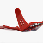 AXP Xtrem HDPE Skid Plate Red Gas-Gas MC250F/EX250F/EX350F 21-23