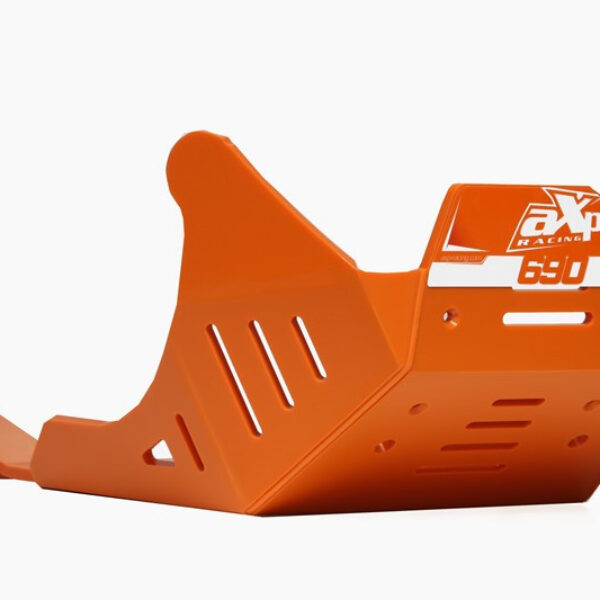AXP Adventure Skid Plate HDPE 8mm Orange KTM 690 ENDURO R / 690SMC R 09-25