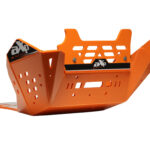 AXP Adventure HARD Skid Plate HDPE 8mm Orange KTM790/890 Adventure/R/Rally 19-