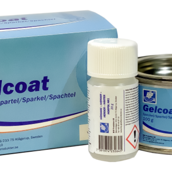 BHP Gelcoat-Filler 100g RAL-9016 white inc. hardener