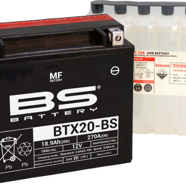 BS Battery BTX20-BS MF (cp) Maintenance Free
