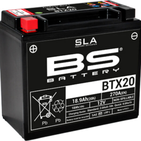 BS Battery BTX20 (FA) SLA - Sealed & Activated