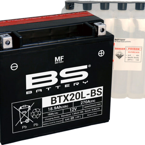 BS Battery BTX20L-BS MF (cp) Maintenance Free