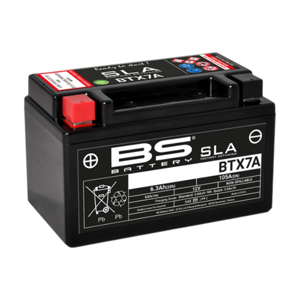 BS Battery BTX7A (FA) SLA - Sealed & Activated