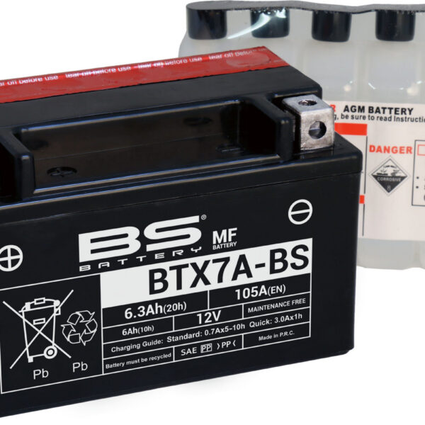BS Battery BTX7A-BS MF (cp) Maintenance Free