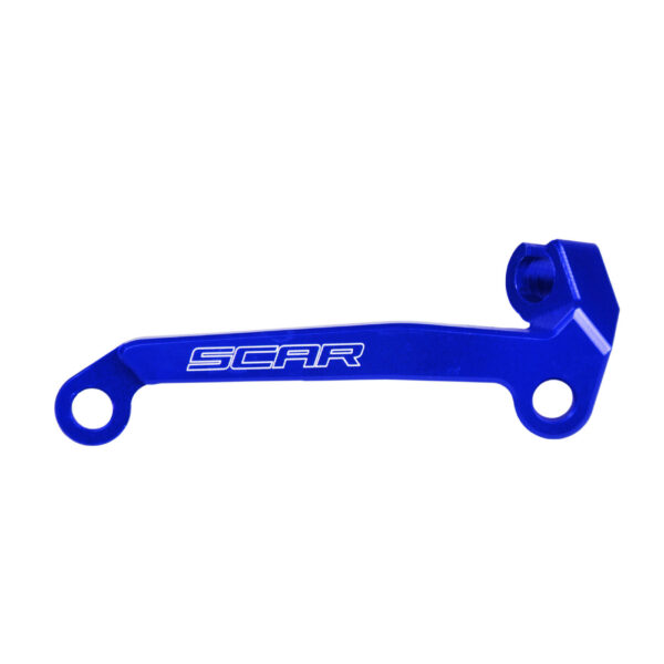 Scar Clutch Cable Guide - Kawasaki Blue color