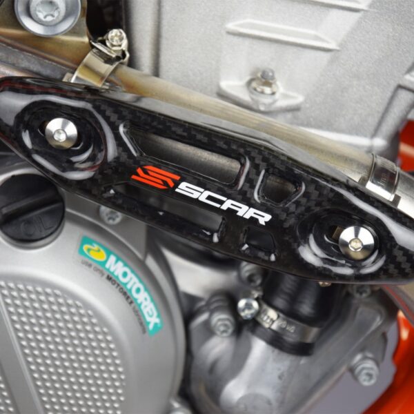 Scar Carbon Universal Exhaust Heat Protector For 4 stroke