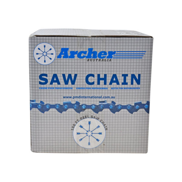 Archer Saw chain 3/8" - 1.3mm - Micro 100 Feet - Roll Semi-Chisel teeth
