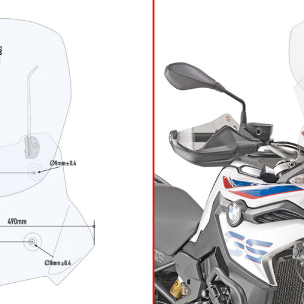 Givi Specific fitting kit for D5127S D5127ST AF5127 BMW F 750 GS (18-23)