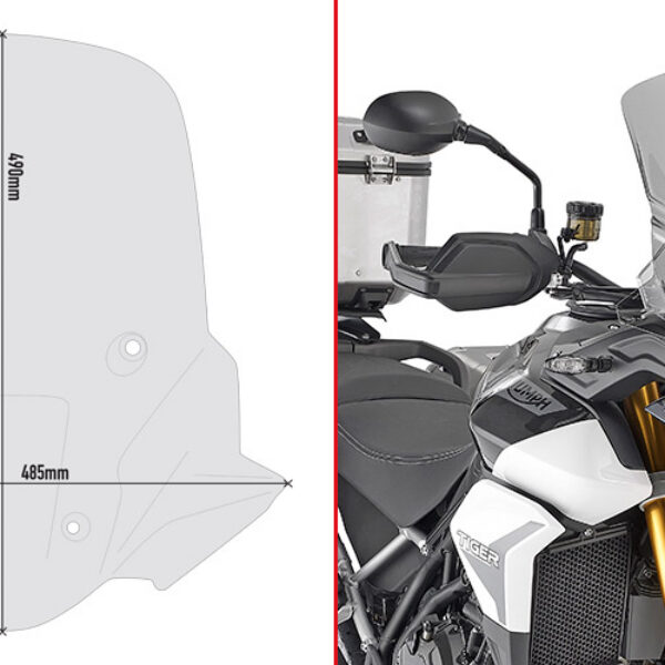 GIVI SPOILER T.TIGER 900 2020 FUME'