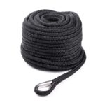 Qvarken Anchor Rope Dockline with thimble 12mm 35m black