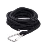 Qvarken Mooring Rope Dockline with hook 12mm 6m black