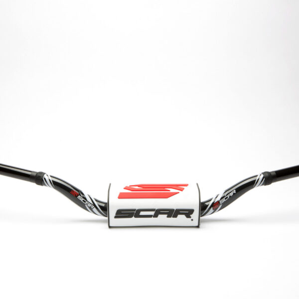 Scar Handlebar O² COLOR Ø28,6 (1 1/8”) - Yamaha YZ/YZF - BLACK Bar - WHITE Bar p